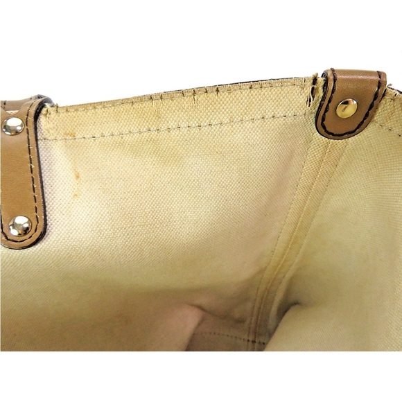 Gucci Giglio large tote bag in beige and brown GG canvas  Gucci Tan Tote and Clutch Set